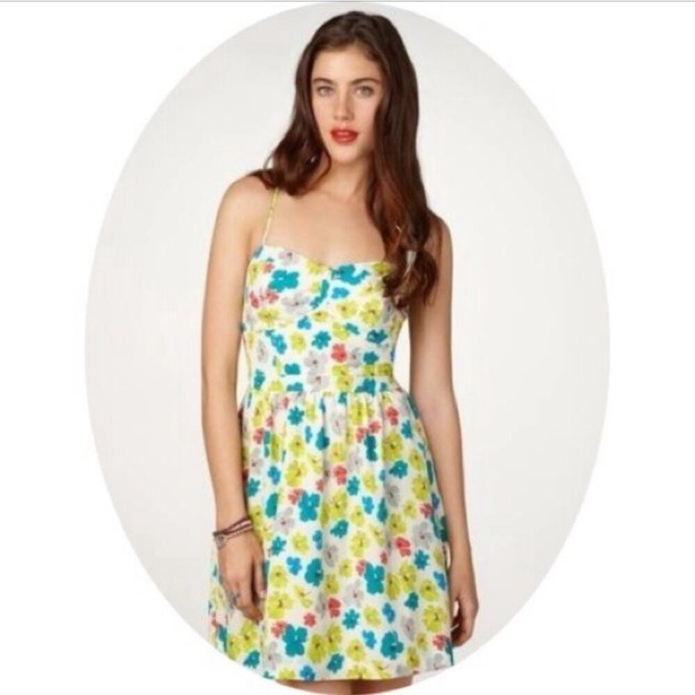 American Eagle Floral Corset Mini Dress